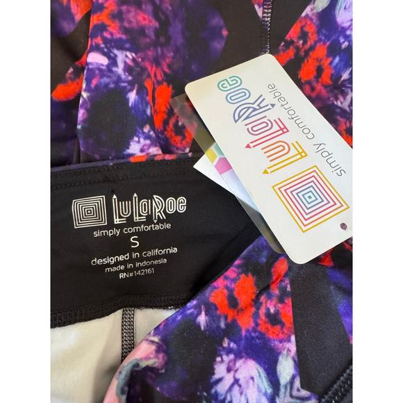 LuLaRoe Women's Small Capri Legging Activewear Colorful Moisture Wicking Comfort - Picture 4 of 6